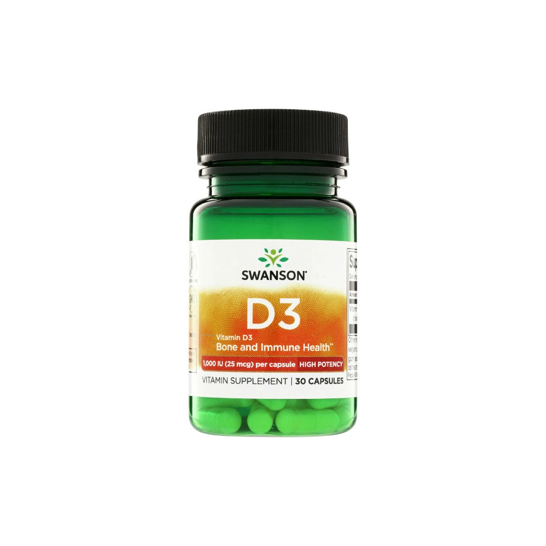 Vitamin D3 1000 IE (25 µg) 30 Kapseln Swanson Health Products